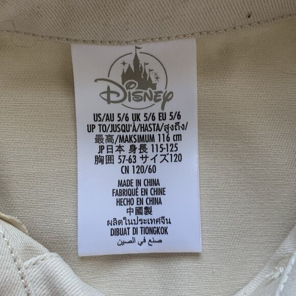 Disney Buzz Lightyear Shacket Button Down Toy Story Star Command Size 5/6 NWT - Picture 7 of 8